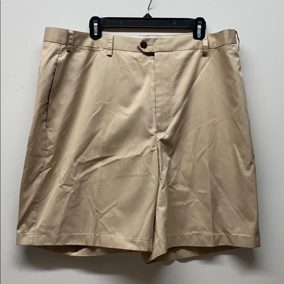 Orvis signature men’s khaki flat front shorts 40 - Picture 1 of 5